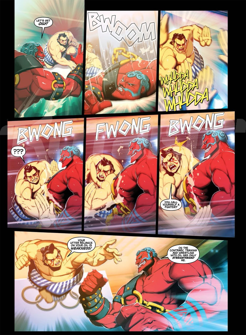 Illustration for article titled This New Super Street Fighter Graphic Novel from Udon Delivers a Greasy Battle Royale